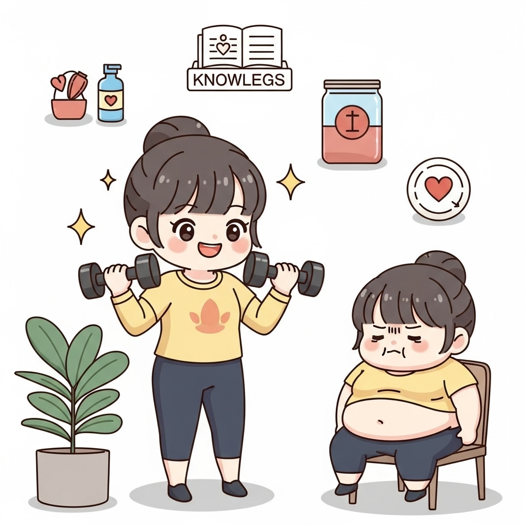 Illustration of facial and chest muscles showing how muscle loss, not just aging, can lead to sagging skin after 35.