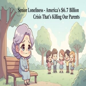 Senior Loneliness: America’s $6.7 Billion Healthcare Crisis That’s Killing Our Parents